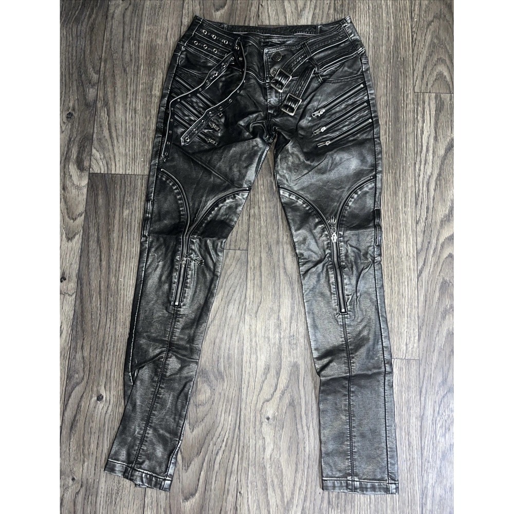 Devil Fashion PU Leather Pants Size Small S PT03401